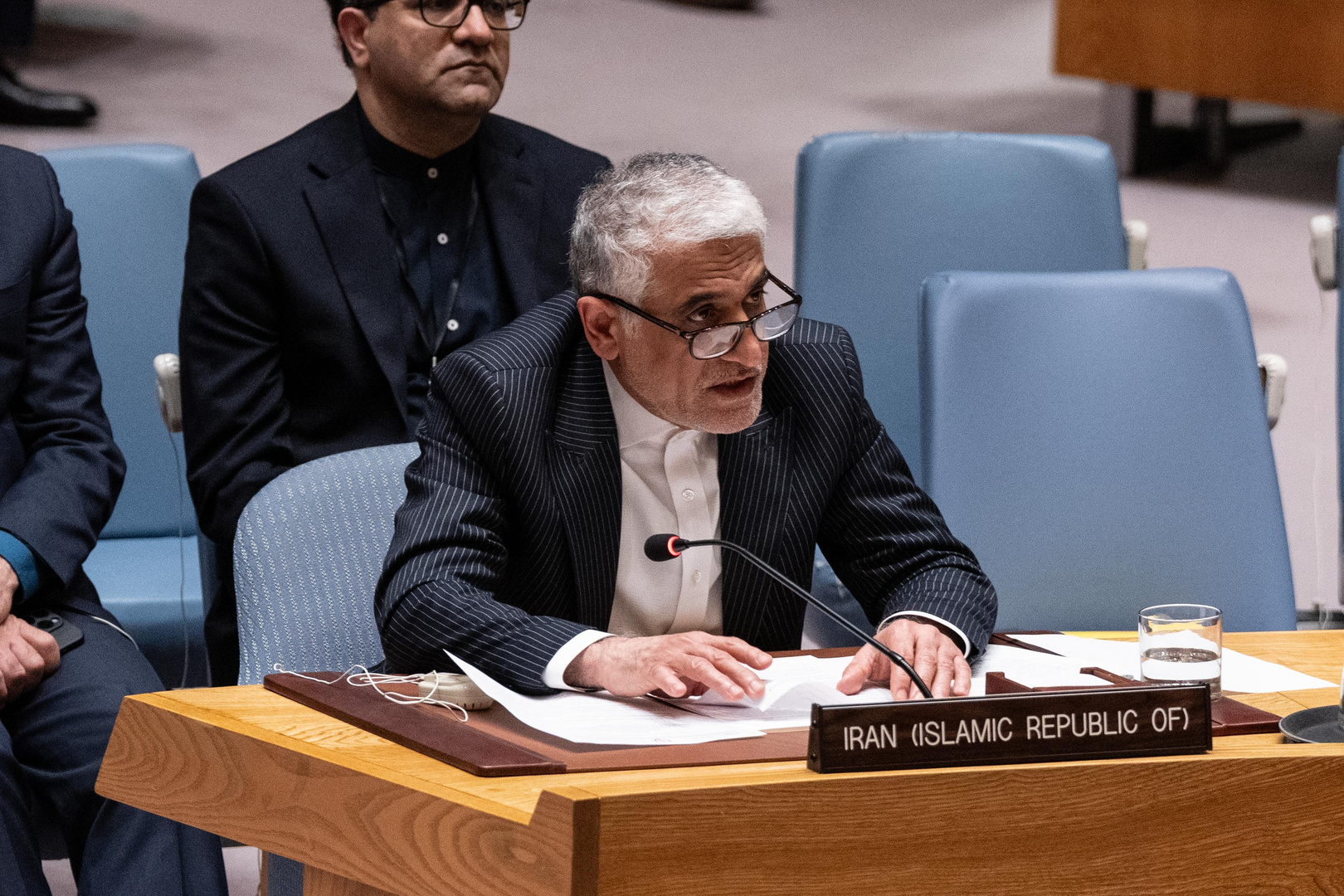 مندوب إيران: سنتخذ الإجراءات المناسبة ردا على التهديدات الأمريكية