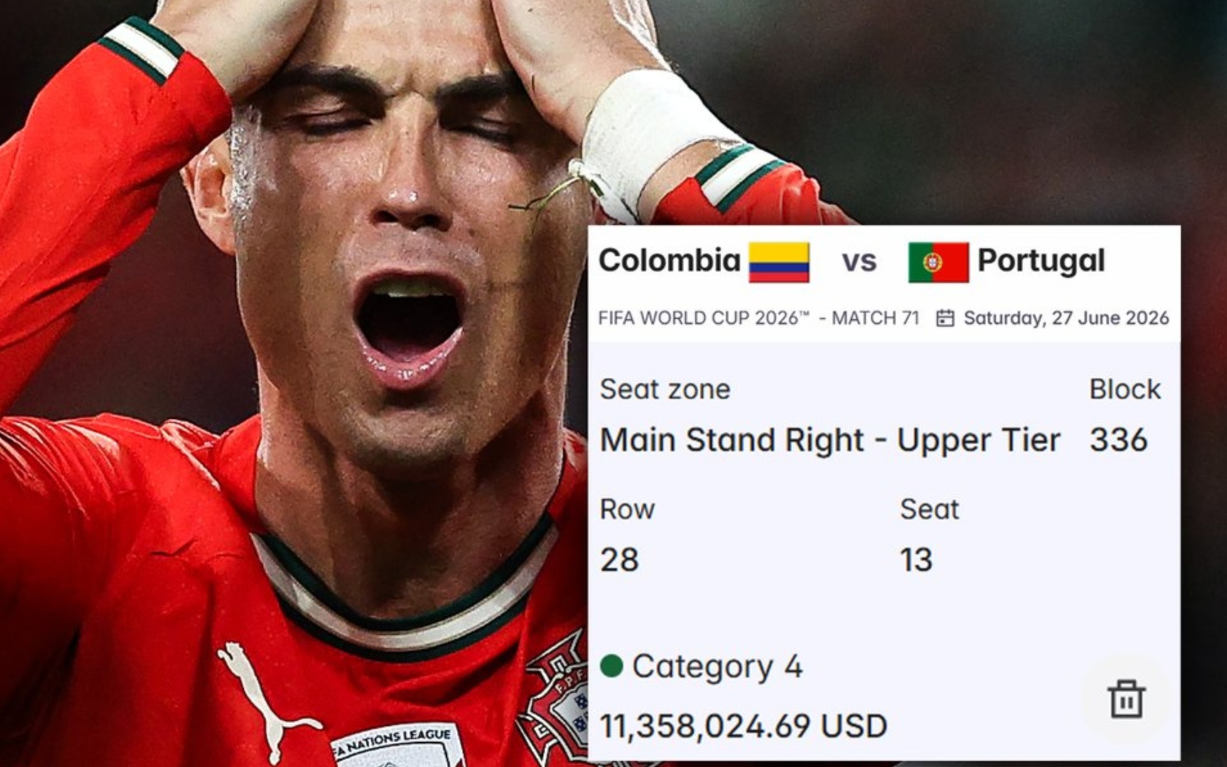 11 مليون دولار لمقعد في المدرجات!!.. الحقيقة وراء "أغلى تذكرة في التاريخ"