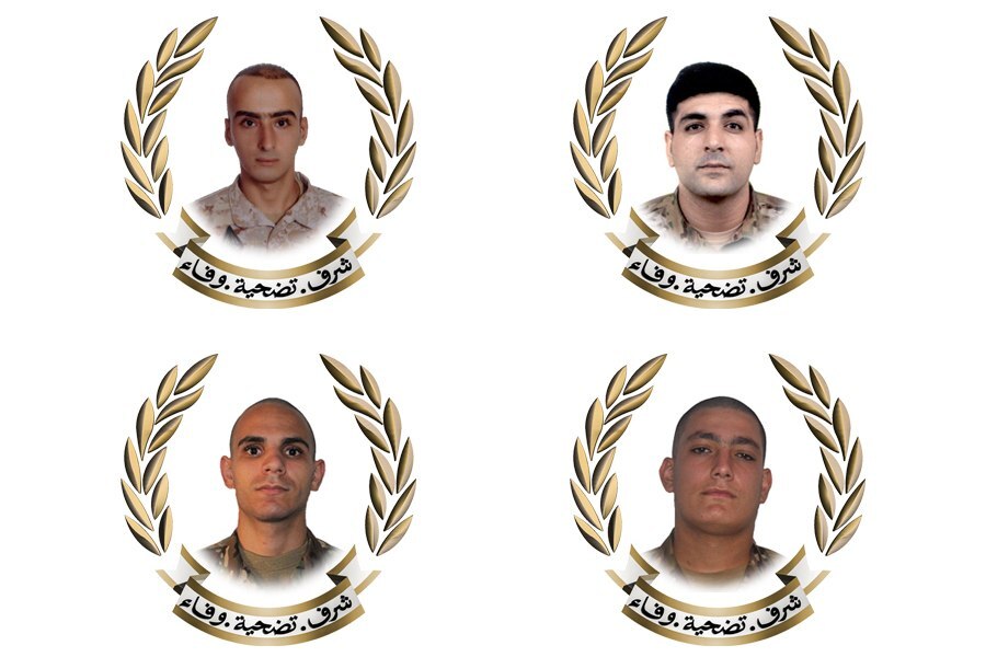الجيش اللبناني ينعى 4 من جنوده سقطوا في استهدافات إسرائيلية بجنوب لبنان والبقاع