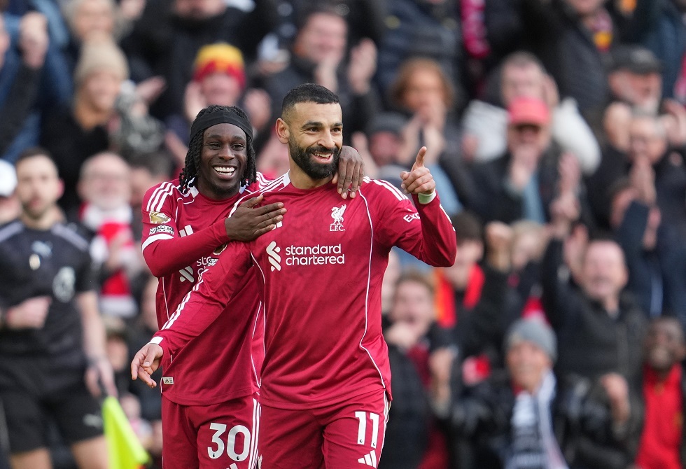 شاهد.. هدف صلاح وتعليق سلوت عليه