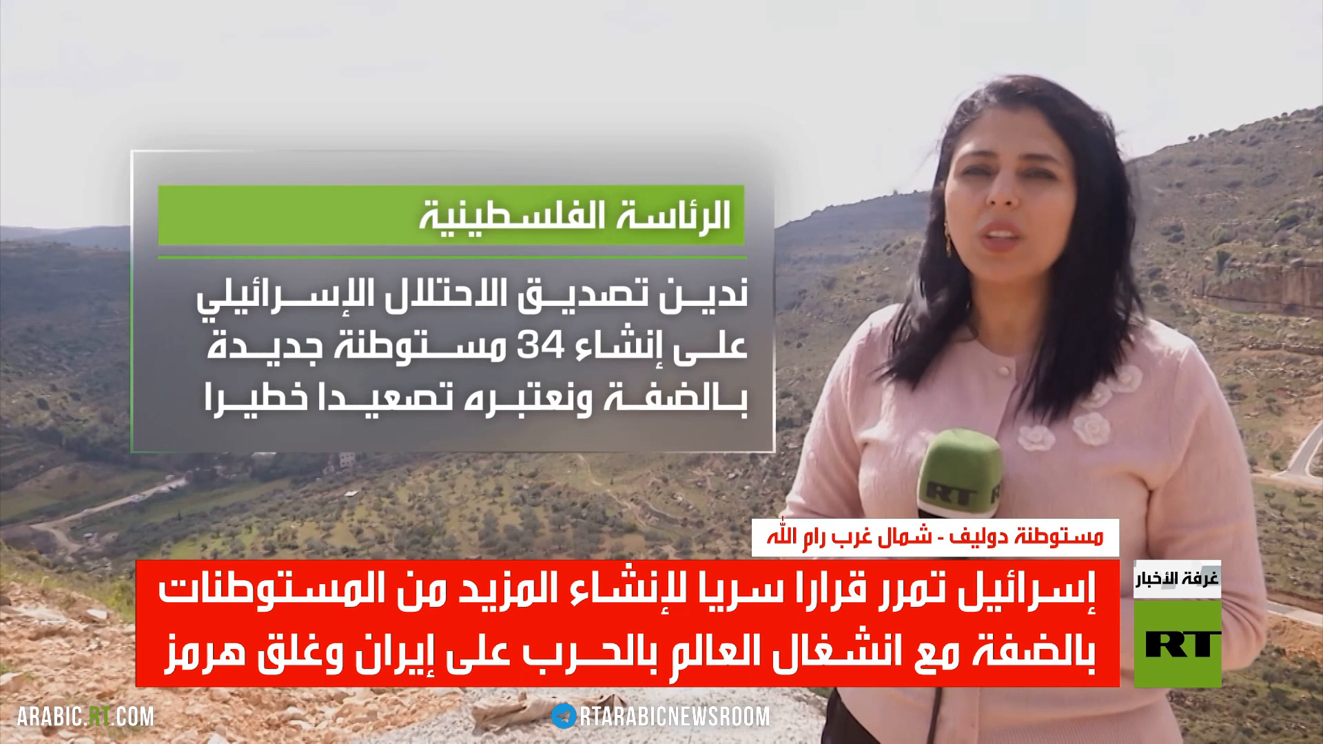 الضفة.. استيطان جديد يستغل توتر المنطقة