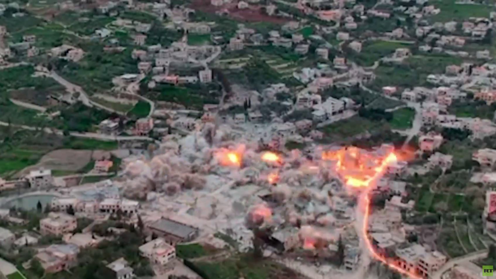 الجيش الإسرائيلي ينشر مشاهد لتدمير بنية تحتية "تابعة" لحزب الله