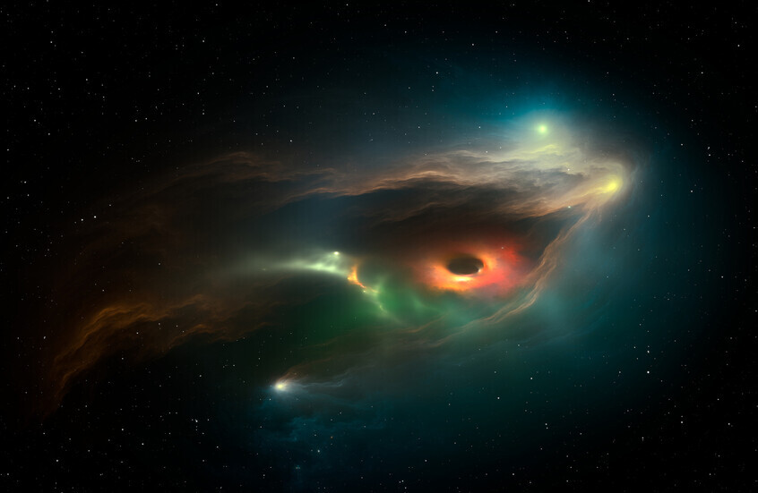 "نفاثات راقصة" من ثقب أسود تكشف عن قوة هائلة تعادل 10 آلاف شمس