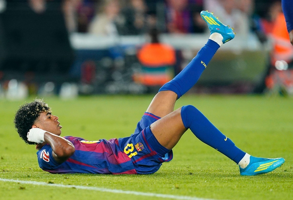 تعليق مدرب برشلونة على إصابة لامين جمال