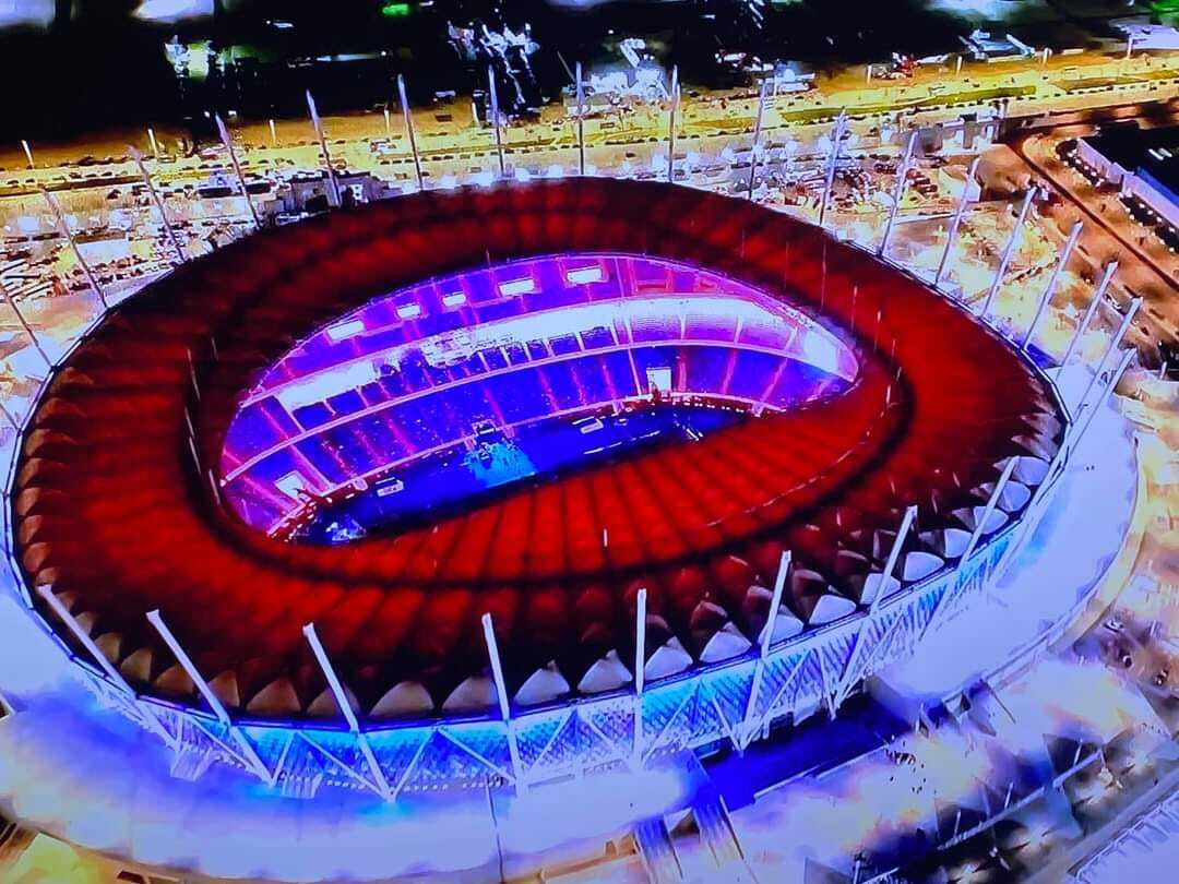 إستاد مصر يتأهب لقمة عالمية بين منتخبي مصر وروسيا استعدادا للمونديال