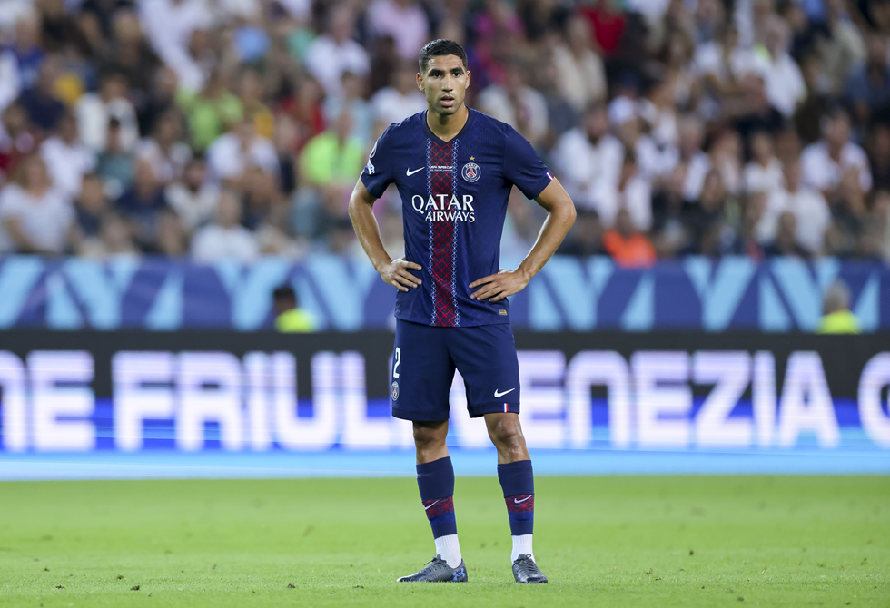 باريس سان جيرمان يكشف طبيعة إصابة حكيمي ويؤكد غيابه عن مواجهة بايرن