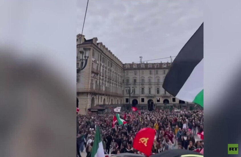 إيطاليا.. هتافات مؤيدة لغزة في تظاهرات بمناسبة عيد العمال العالمي