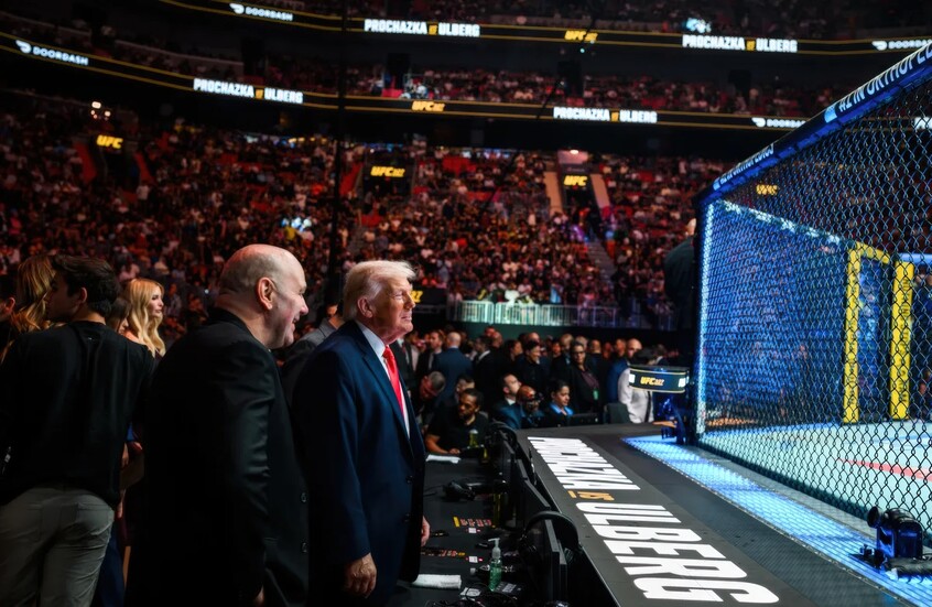 ترامب يكشف ترتيبات حدث UFC التاريخي في البيت الأبيض