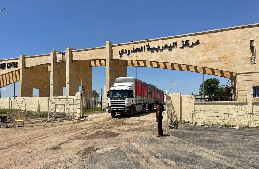 طلائع الشحن السوري تصل إلى العراق عبر منفذ اليعربية - ربيعة الحدودي