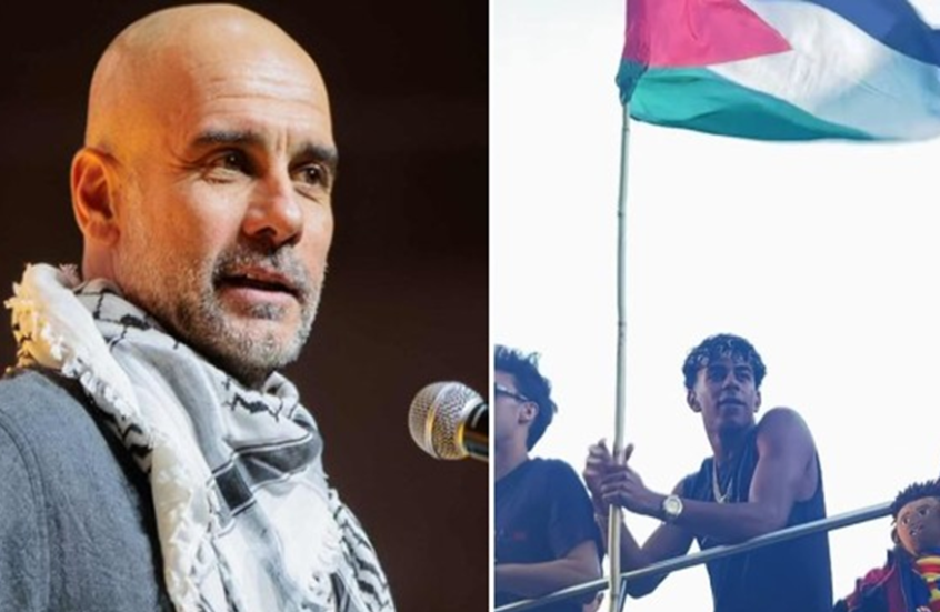 غوارديولا يعلق على رفع لامين جمال لعلم فلسطين في احتفالات برشلونة