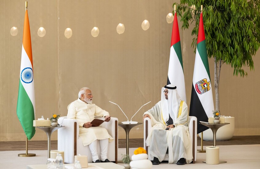 الهند توقع اتفاقيات مع الإمارات بشأن الدفاع والنفط