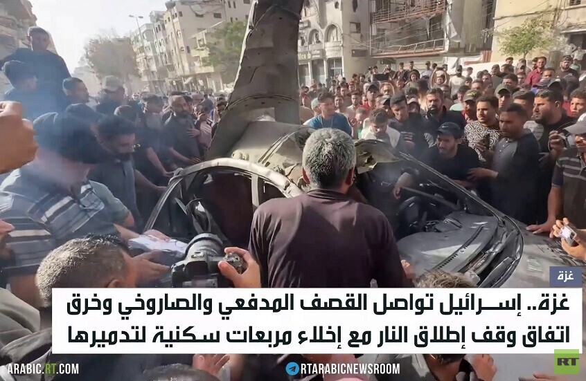 غزة.. تواصل القصف الجوي والمدفعي
