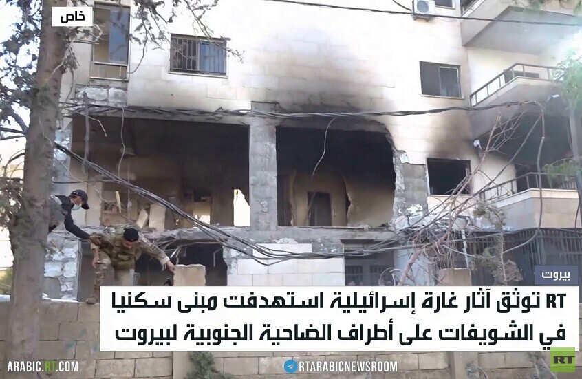 غارة إسرائيلية على الشويفات في بيروت