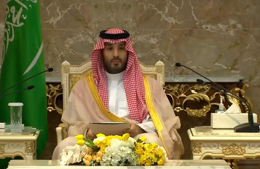 "ملوك المملكة".. تداول كلمة لولي العهد السعودي خلال استقبال كبار الشخصيات في منى (فيديو)