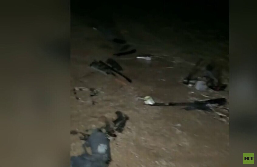 إيران.. حطام طائرة مسيرة من طراز "أوربيتر" الإسرائيلية فوق منطقة قشم