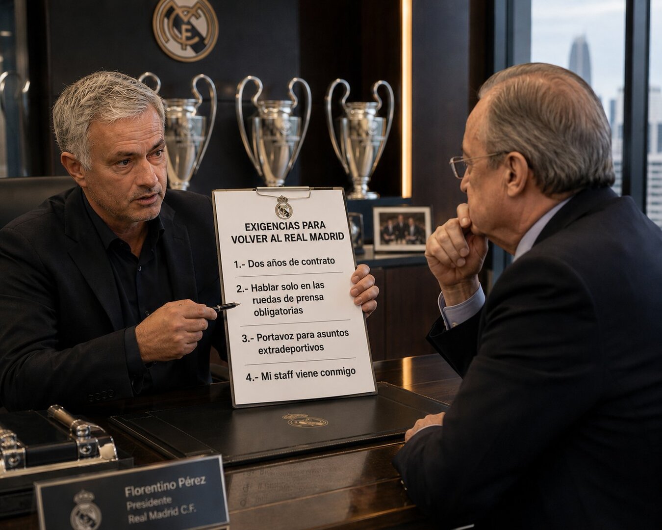 مورينيو يضع 9 شروط للعودة إلى ريال مدريد