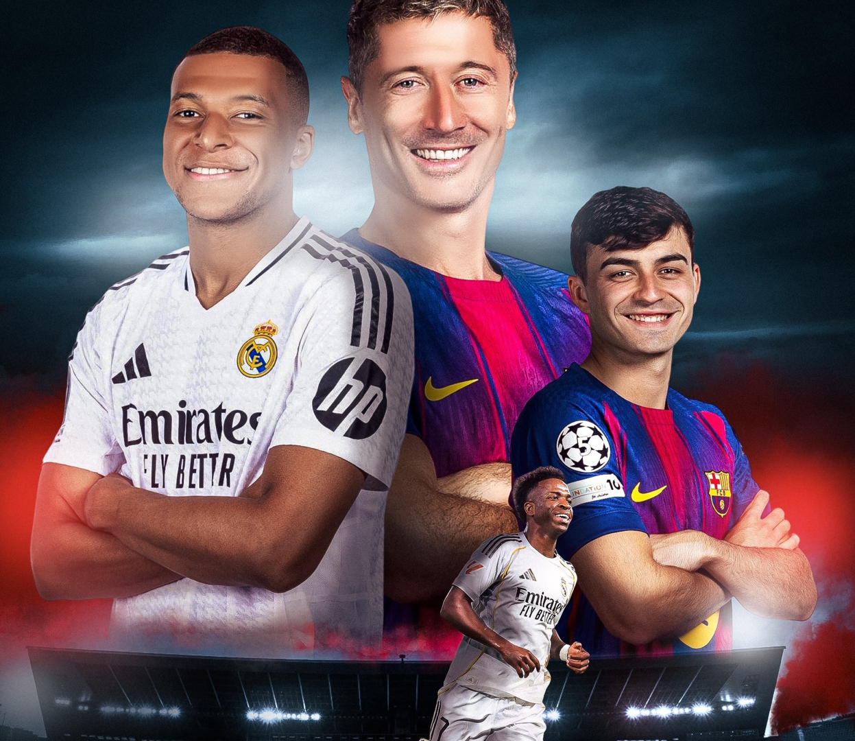 الليلة.. صراع اللقب يشتعل في كلاسيكو ريال مدريد وبرشلونة.. الموعد والقنوات الناقلة