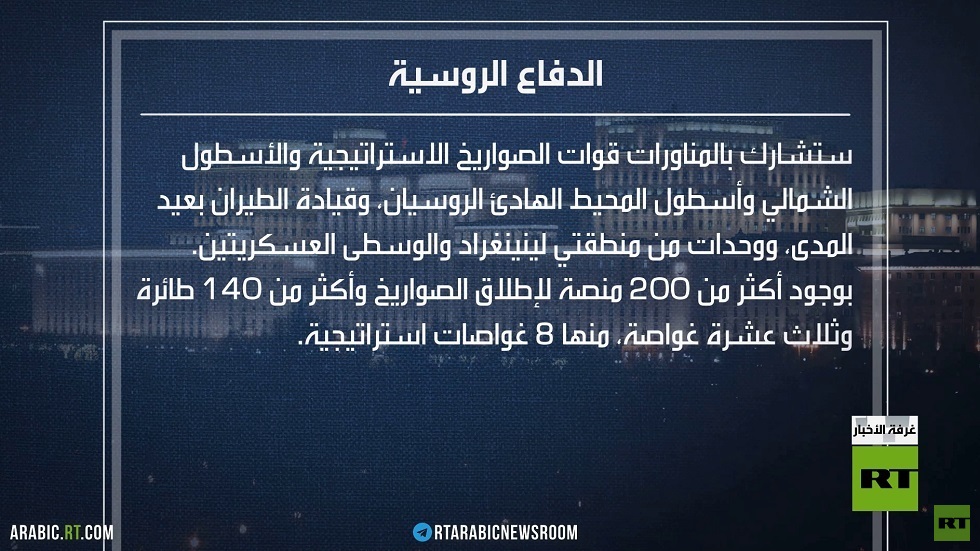 الدفاع الروسية: تدريبات للقوات النووية