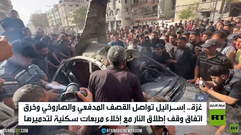 غزة.. تواصل القصف الجوي والمدفعي