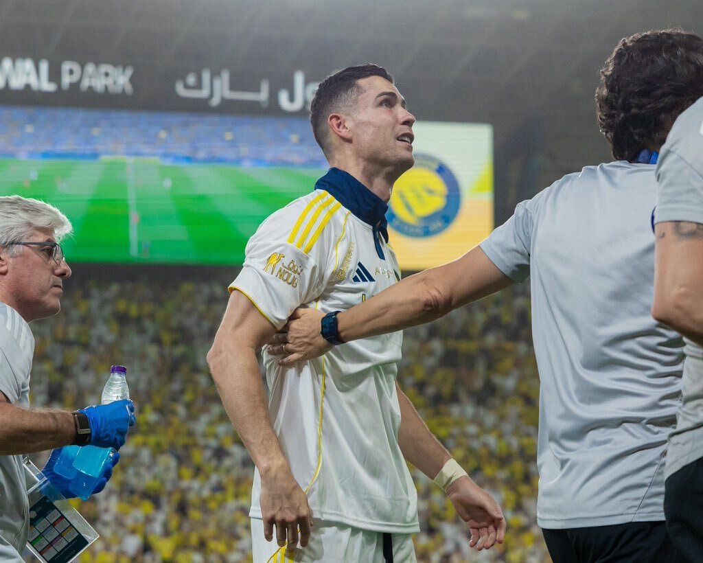 شاهد رد فعل كريستيانو رونالدو بعد هدف ساديو ماني (فيديو)