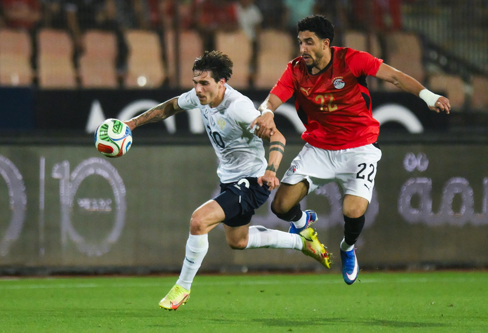 منتخب مصر يهزم نظيره الروسي وديا