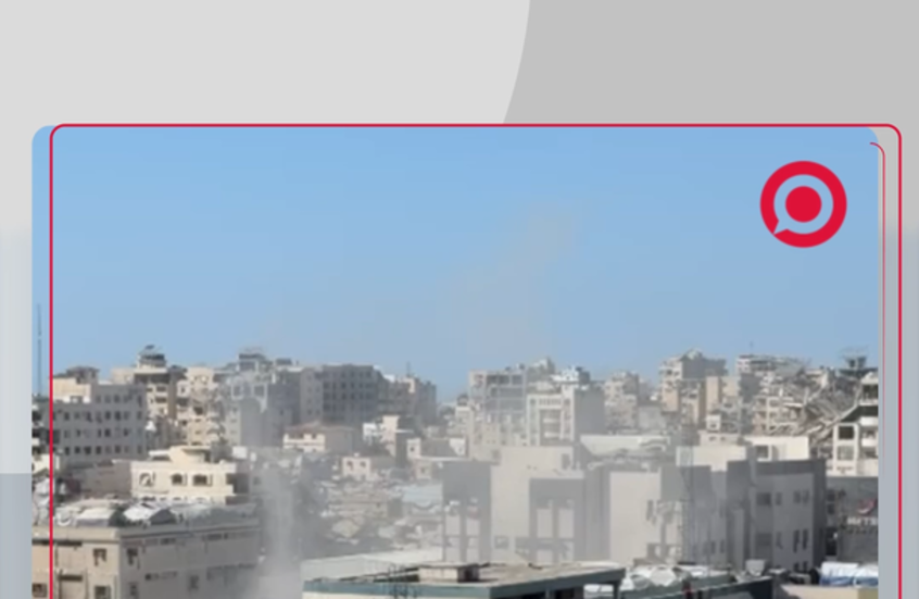 قتلى وجرحى إثر غارة إسرائيلية قرب مبنى الجوازات بمدينة غزة