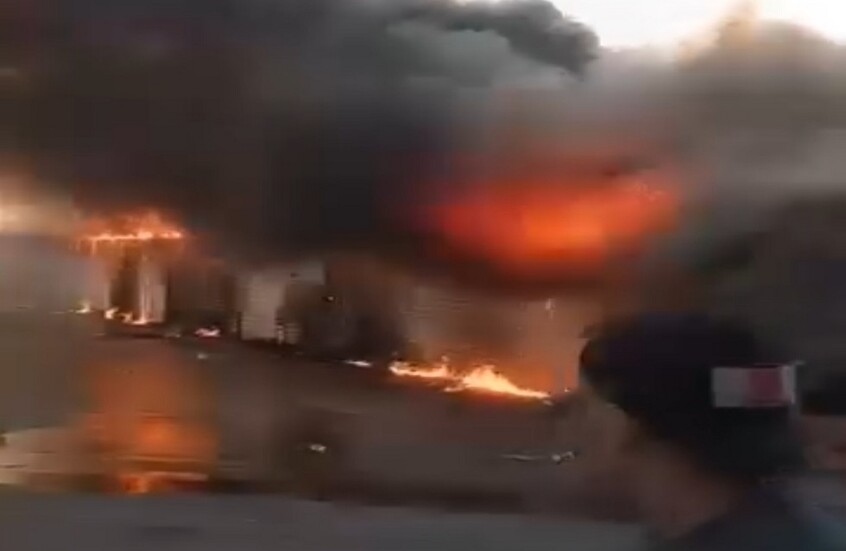 سوريا.. إخماد حريق في سوق الهال المركزي بدمشق (فيديو)