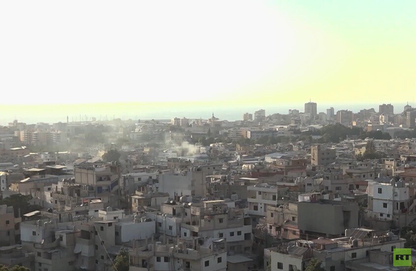 لبنان.. اغتيال ضابطين في الأمن الوطني الفلسطيني داخل مخيم عين الحلوة (صور + فيديو)