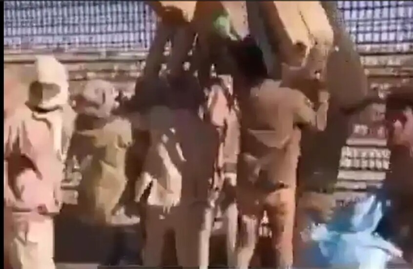 الإعلام العبري يروج لفيديو تهريب صناديق ضخمة "قرب حدود مصر"
