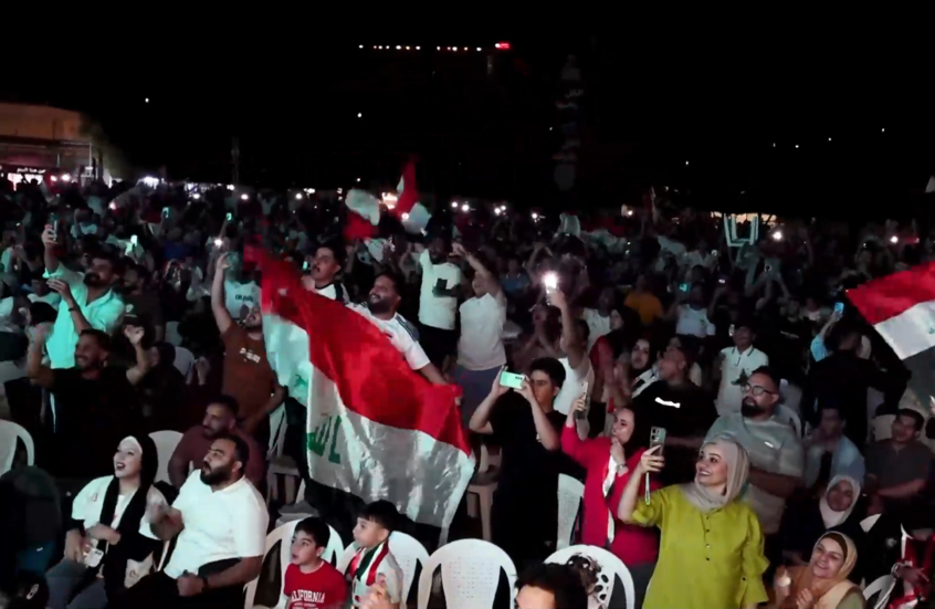 أجواء احتفالية في بغداد رافق أول مشاركة عراقية في المونديال منذ 40 عاما