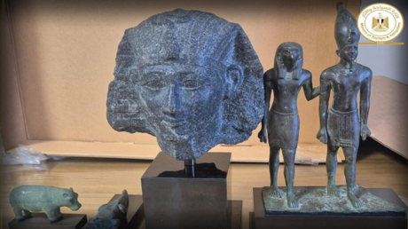 مصر تسترد قطعاً أثرية ثمينة من أمريكا بينها أبو الهول والملك