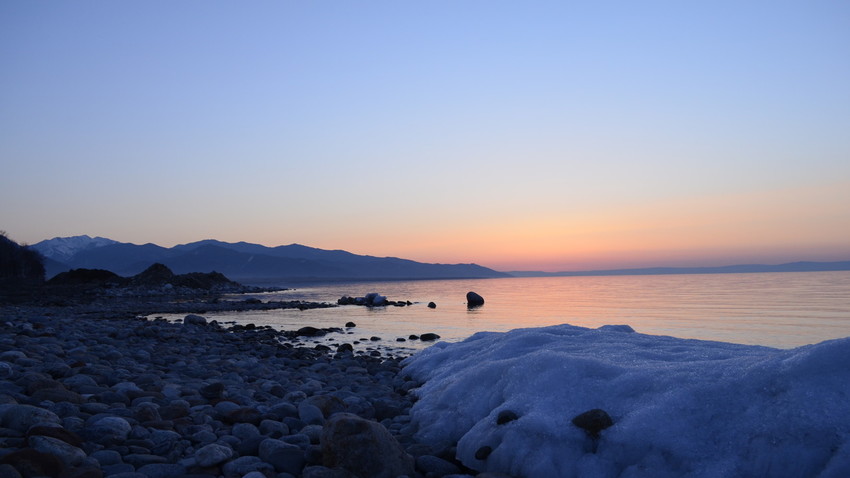 Sonnenuntergang am Baikal