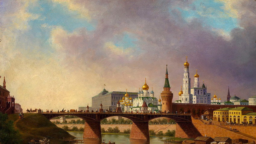 The Moscow river.
