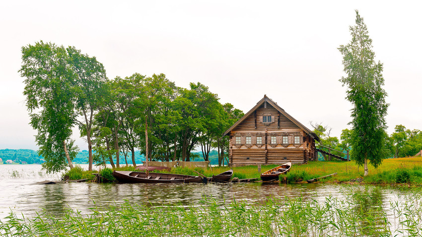 Ilha de Kiji, no lago Onega, na República da Carélia