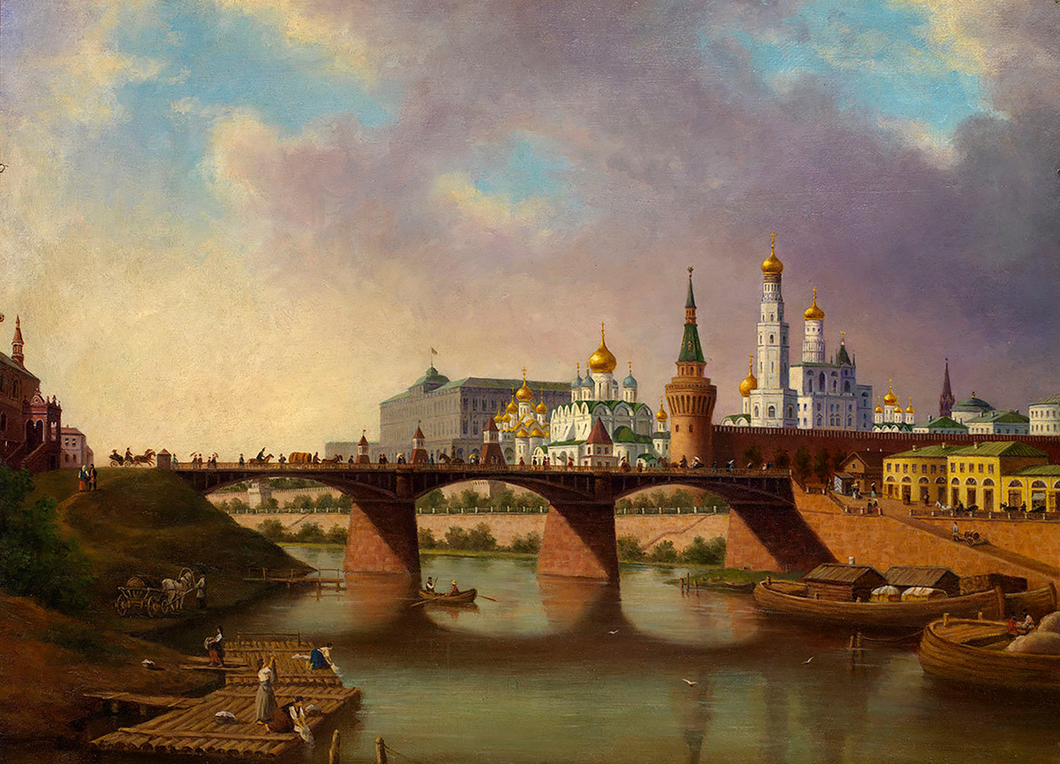 El río Moscova.