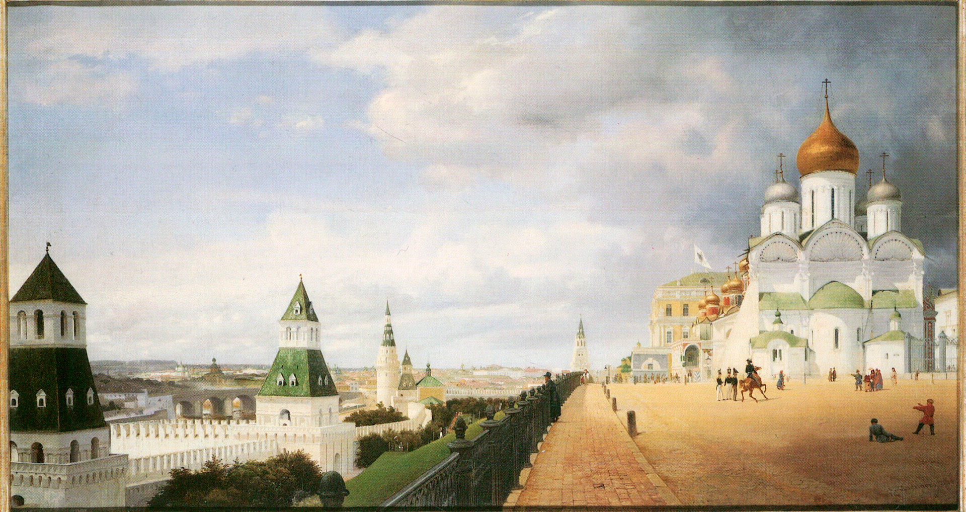Beli moskovski kremelj pred prenovo.