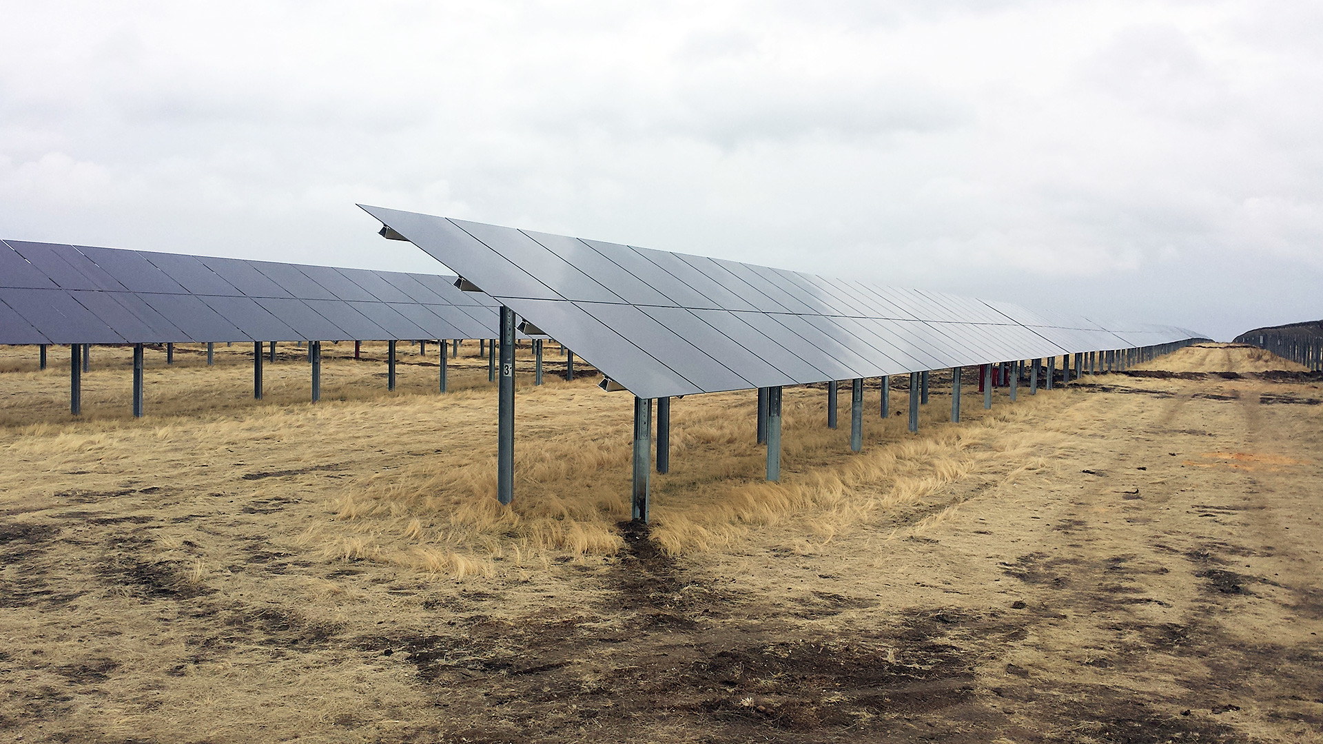 Buribaeyvskaya solar plant in Bashkortostan.