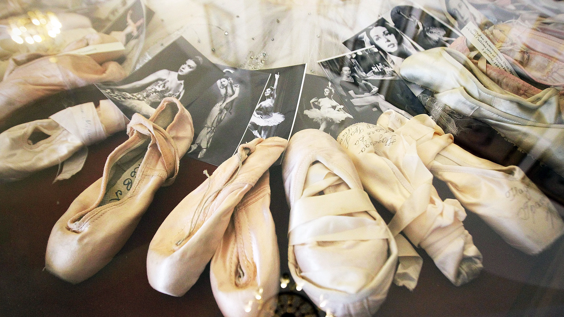 Display of the Vaganova Ballet Academy museum.