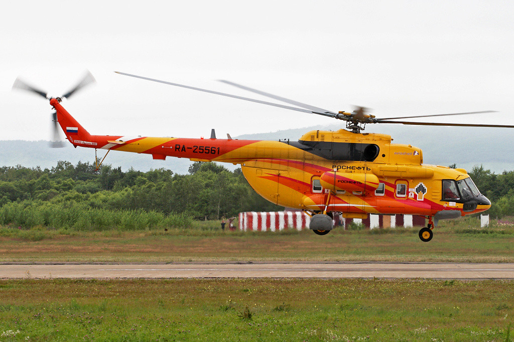 El helicóptero Mil Mi-8MTV-1 de Rosneft