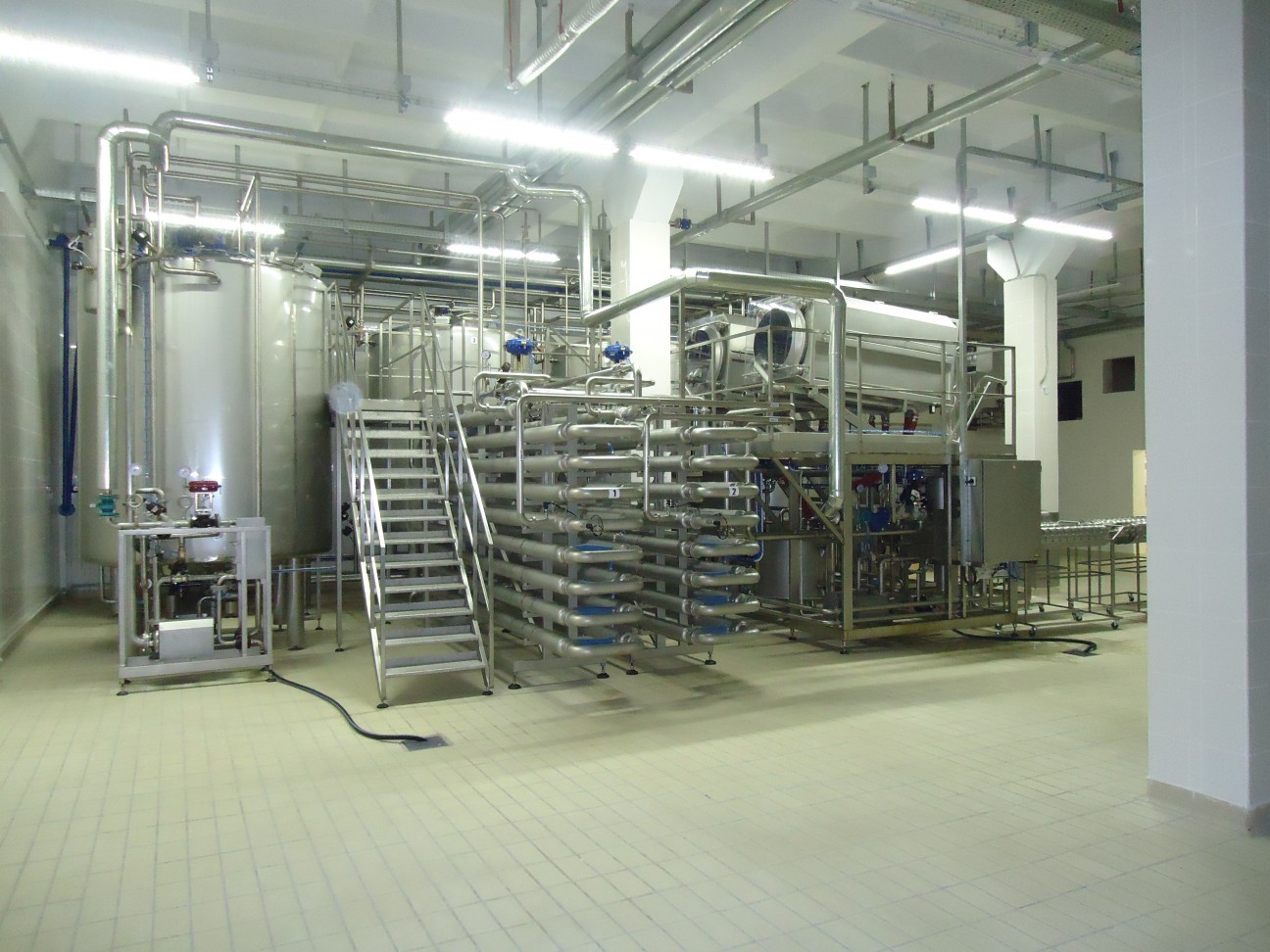 Oprema podjetja Protemol v mlekarni v Belgorodu.