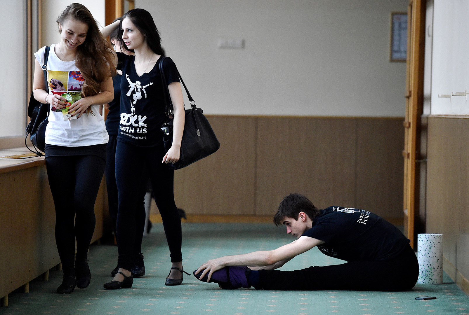 Los estudiantes de la Academia de Ballet del Bolshói, Moscú