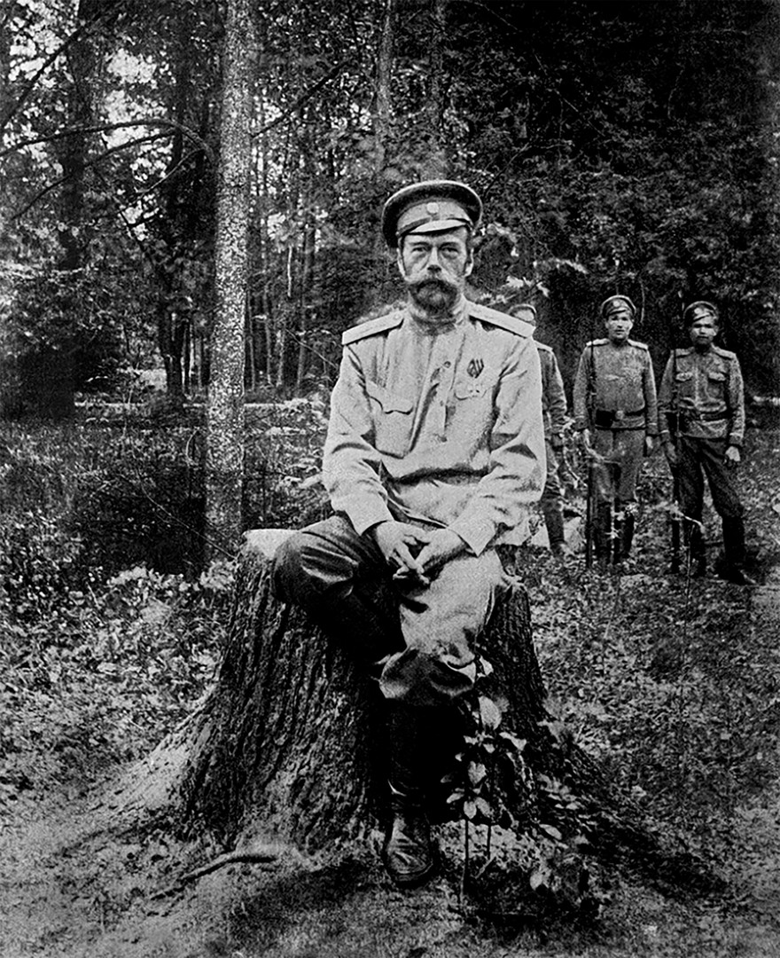 Николај II. Архивска фотографија.