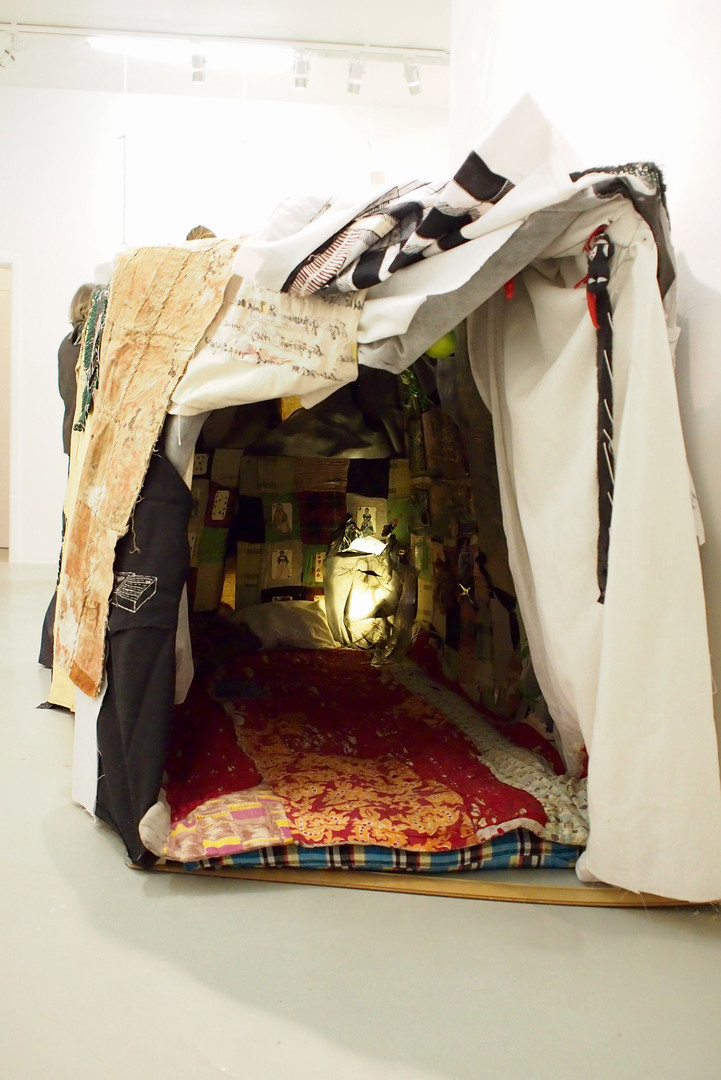 Maria Arendt. Tent. 2016. Installation. Mixed media.