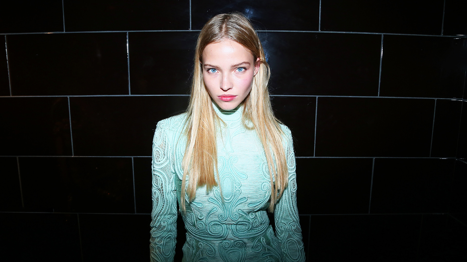 Model Sasha Luss attends the Balmain Menswear Spring/Summer 2017 after party as part of Paris Fashion Week at Les Bains on June 25, 2016 in Paris, France