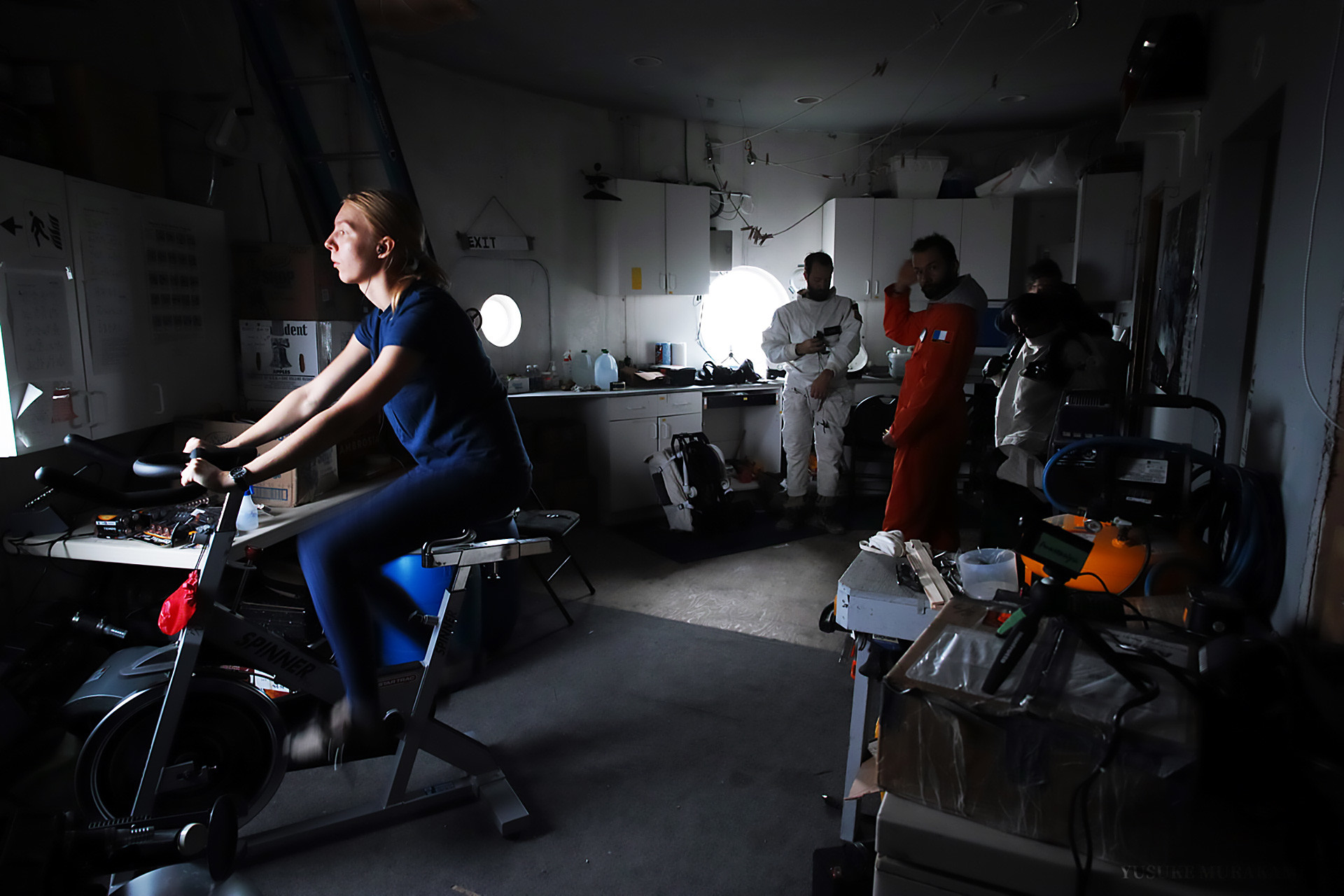 Inside of the station, Flashline Arctic Research Station, Devon Island.