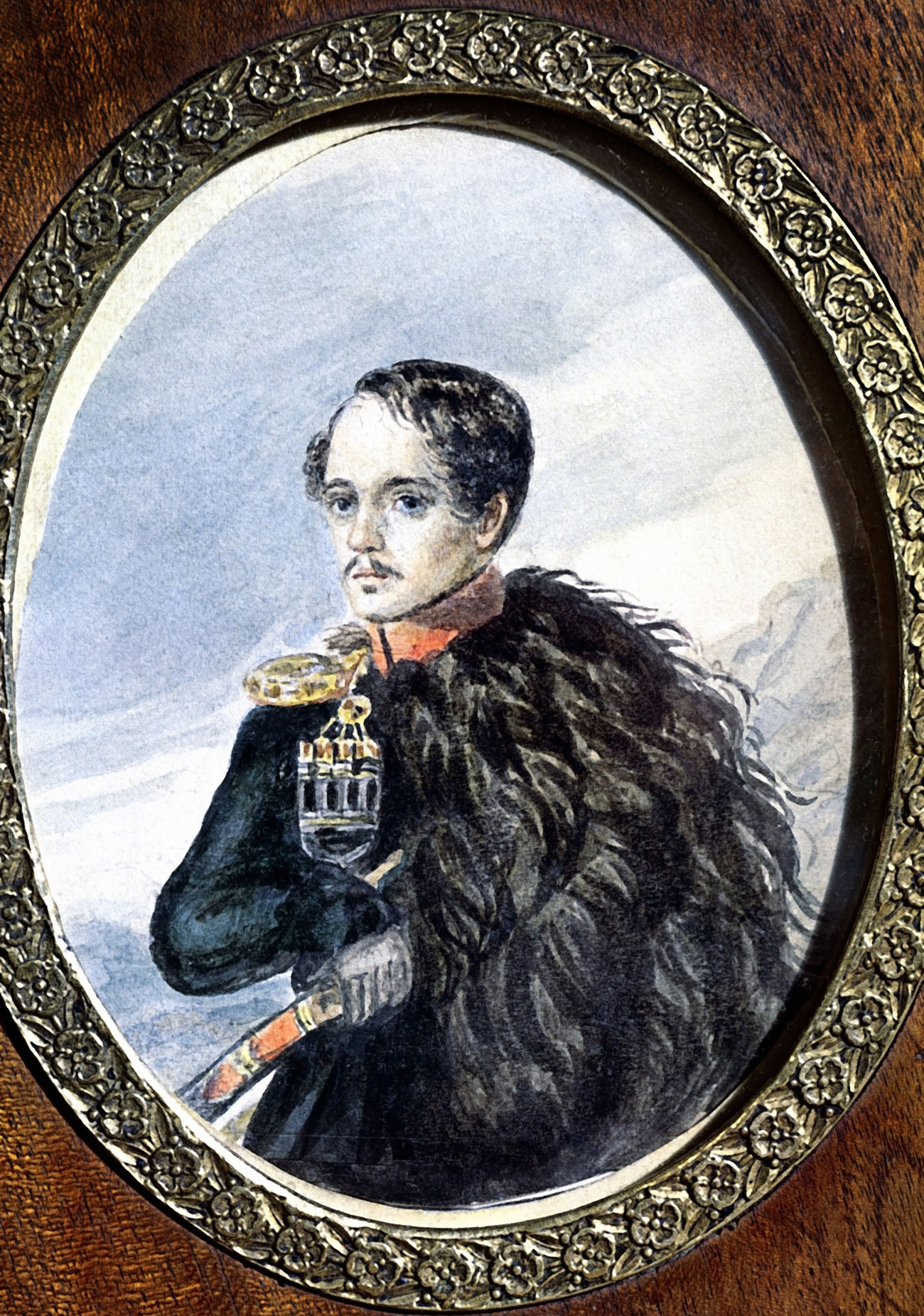 Autorretrato de Lêrmontov.