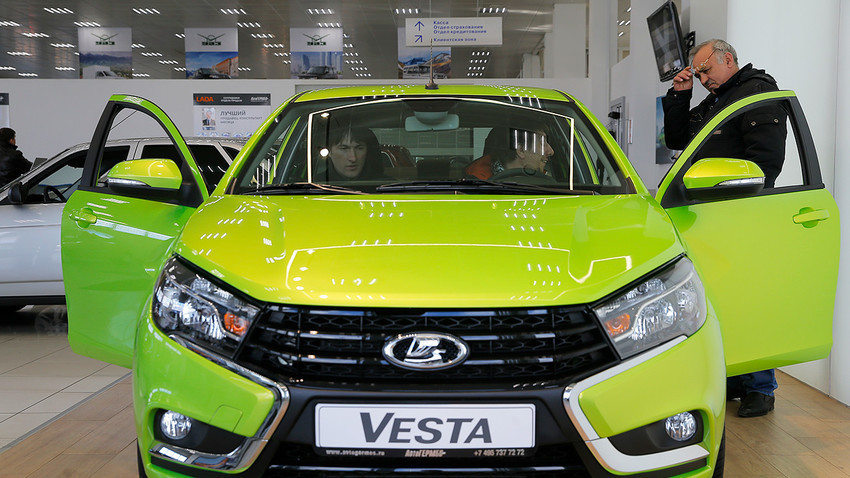 Lada Vesta, "Автоваз", Москва, 14 март 2016.