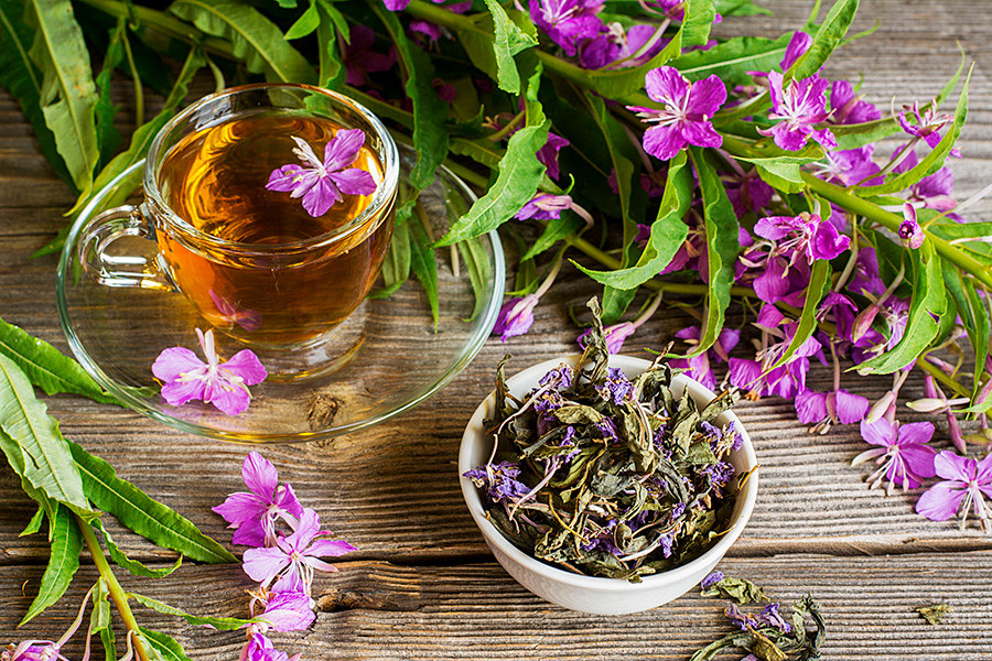 Dried brewing herbal tea.