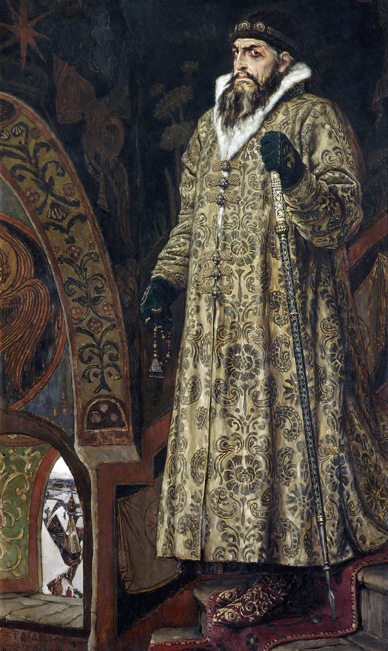 Portret Ivana Groznog, slikar Viktor Mihajlovič Vasnjecov, 1897.  