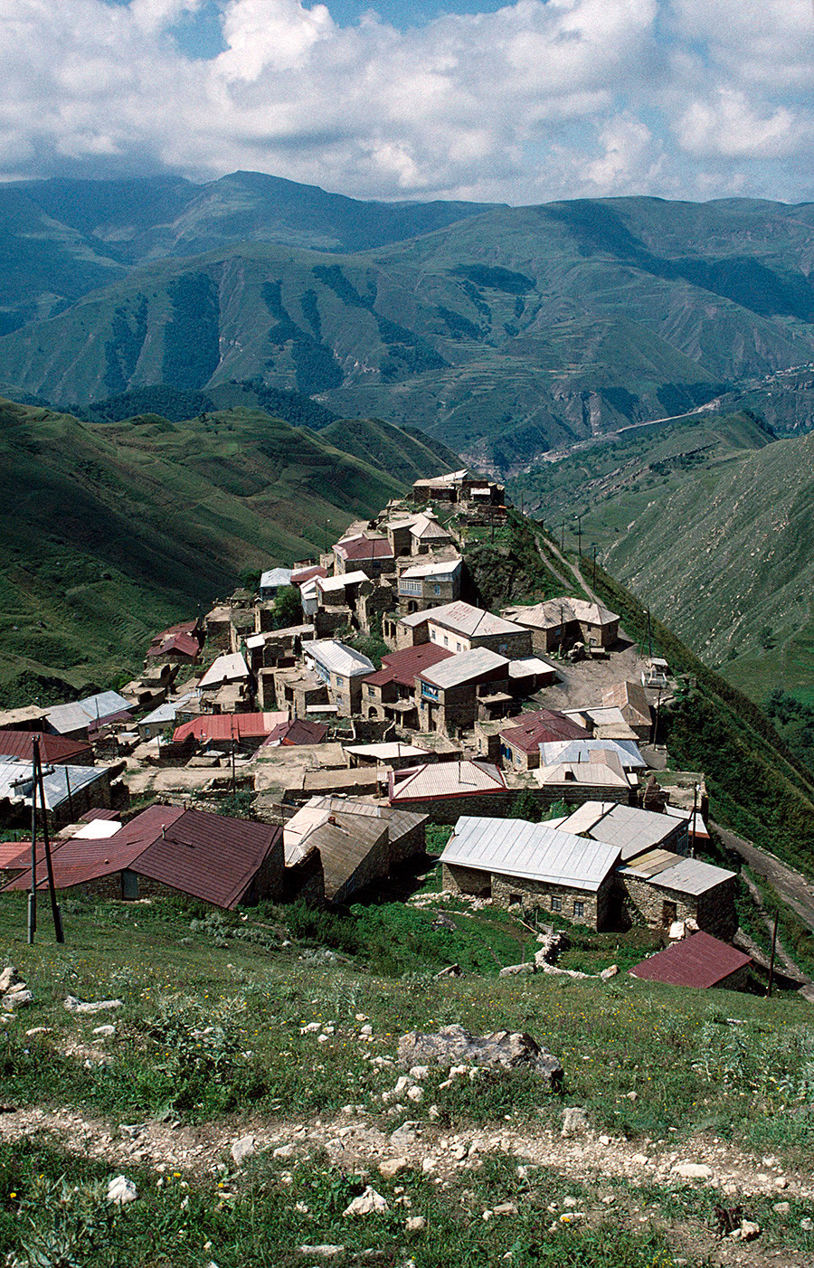 Dagestan Caravanserai di Jalur Sutra kuno.